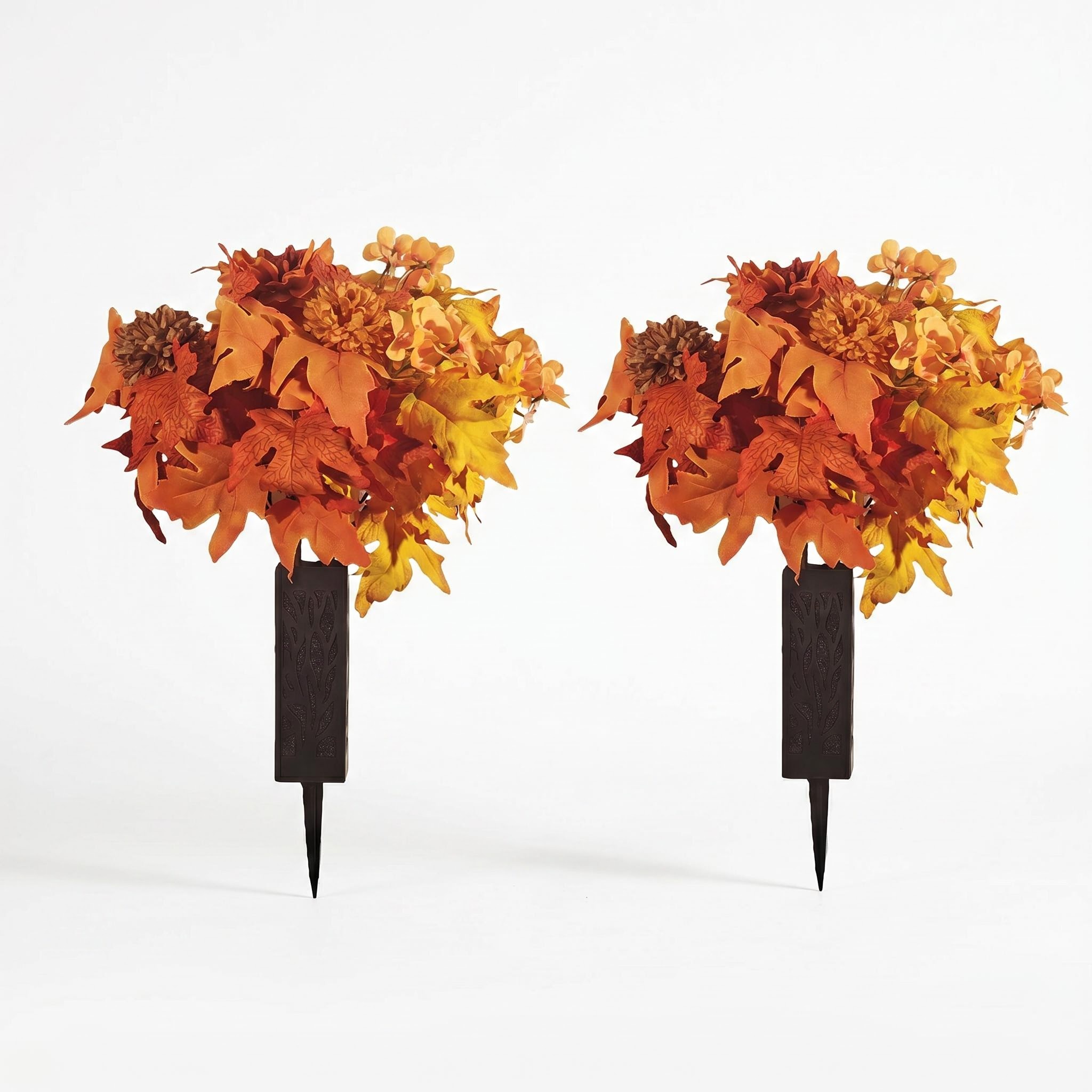 Fall Dahlia & Mum Begonia Bouquets