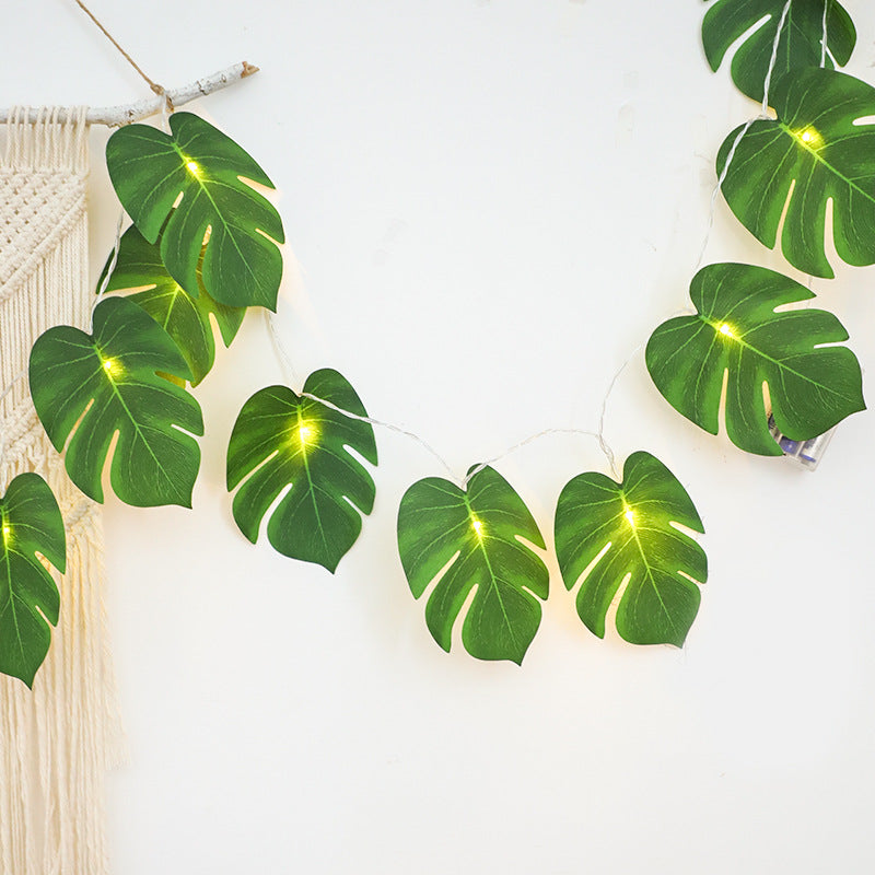Monstera Leaf String Lights